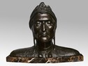 Бронзовая скульптура Бюст Данте Алигьери [Большой]