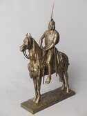Бронзовая скульптура Всадник в доспехах [Галл]