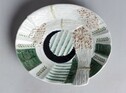 Сухарница с агитационной советской символикой "Снопы" Сухарница с агитационной советской символикой "Снопы"